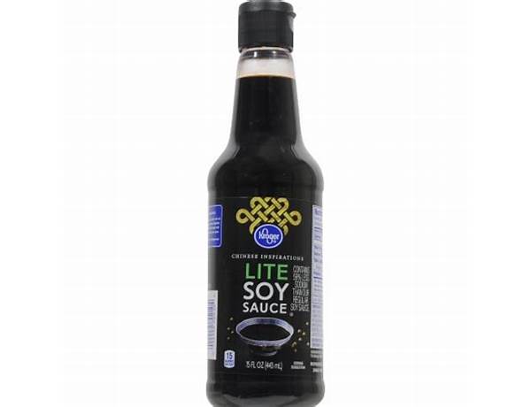 Lite soy sauce food facts
