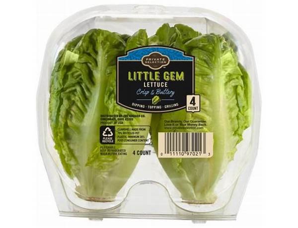 Little gem lettuce nutrition facts