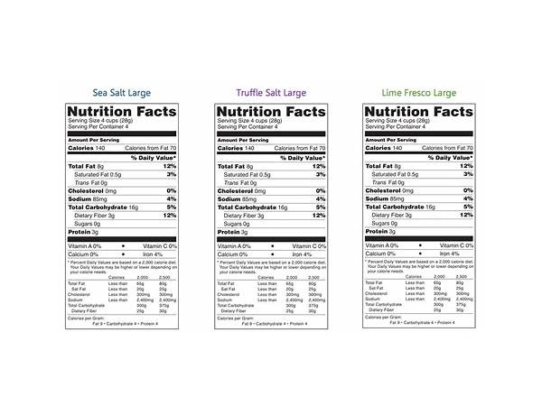 Live love pop nutrition facts