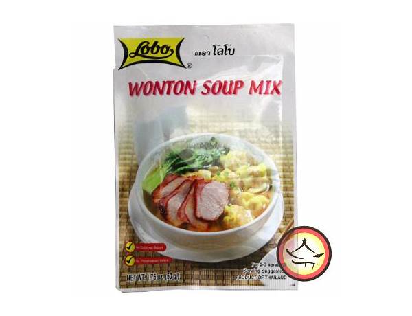 Lobo wonton soup mix food facts