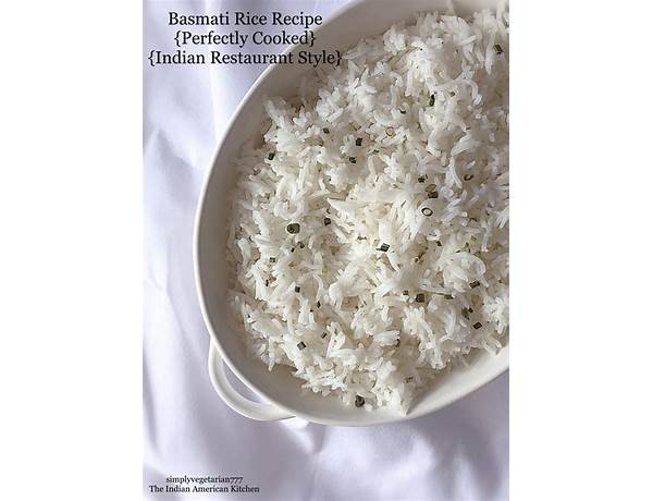 Long grain basmati rice ingredients