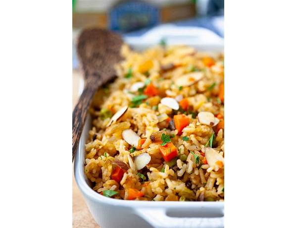 Long grain rice pilaf with orzo, onion & garlic food facts