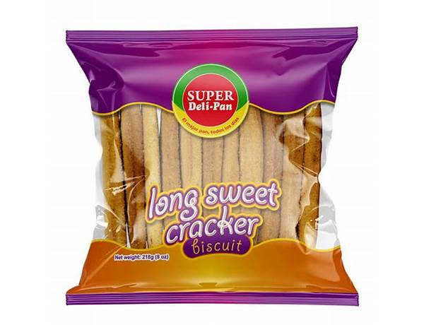 Long sweet cracker super deli pan food facts