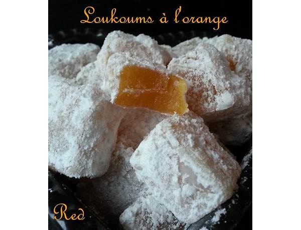 Loukoum à l'orange et cannelle food facts