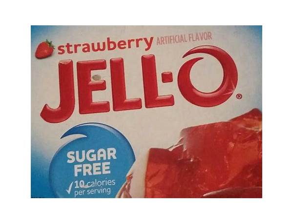 Low calorie gelatin dessert, strawberry nutrition facts