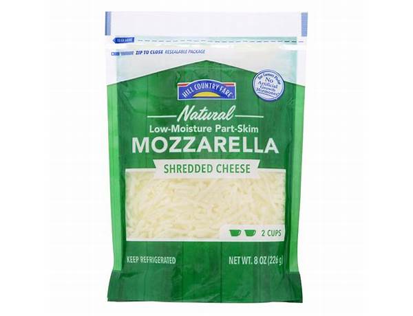 Low moisturepart skim mozarella cheese food facts