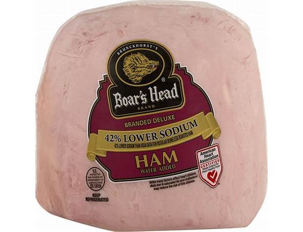 Low sodium ham nutrition facts