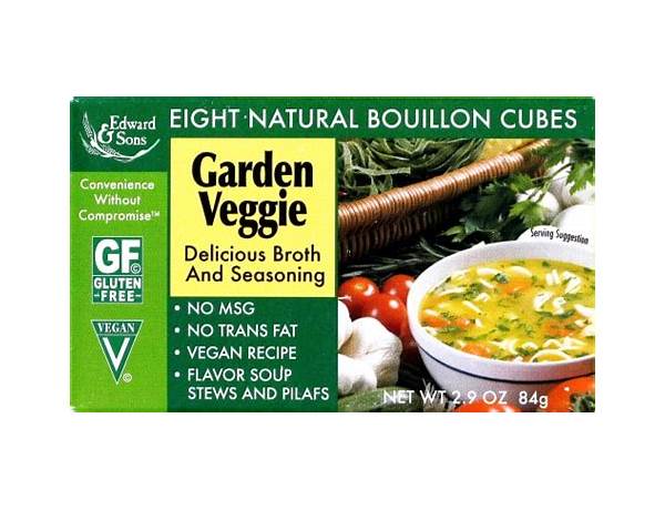 Low sodium veggie bouillon cubes food facts