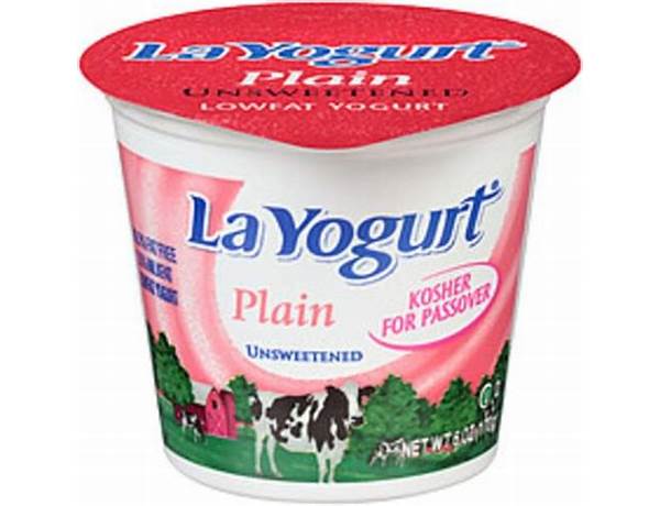 Lowfat yogurt, unsweetened food facts