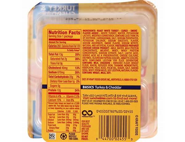 Lunchable food facts