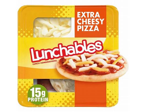 Lunchables extra cheesy pizza food facts