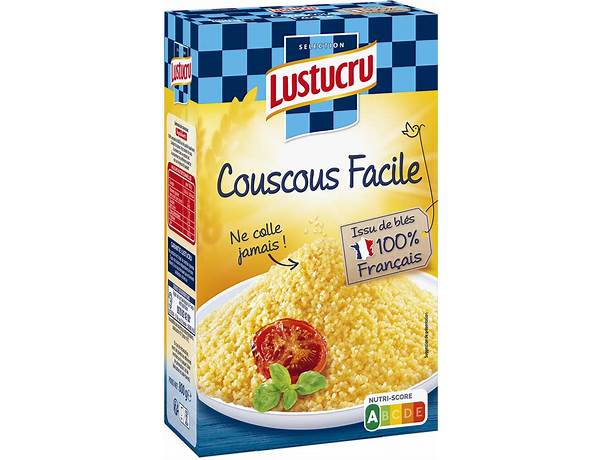 Lustucru couscous facile sc 500g food facts