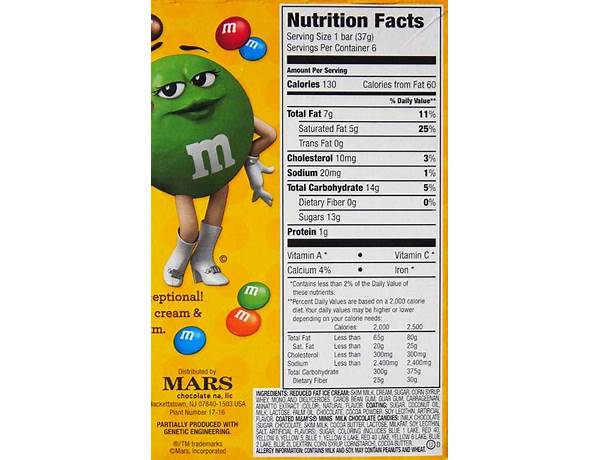 M and m food facts