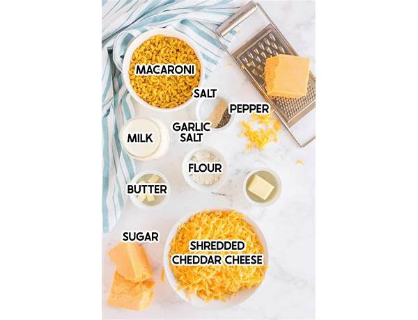 Mac and cheese ingredients