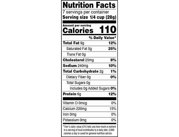 Mac and cheese nutrition facts