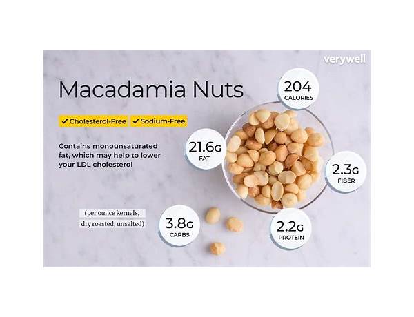 Macadamia nuts food facts
