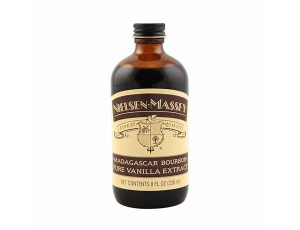 Madagascar bourbon pure vanilla extract food facts