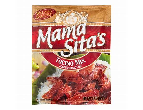 Mama sita's, tocino marinating mix ingredients