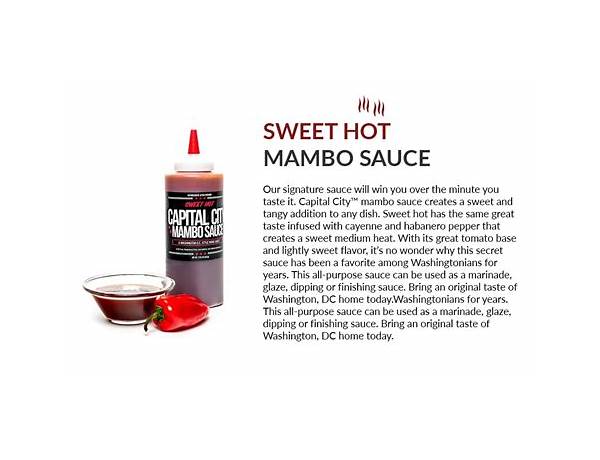 Mambo sauce ingredients