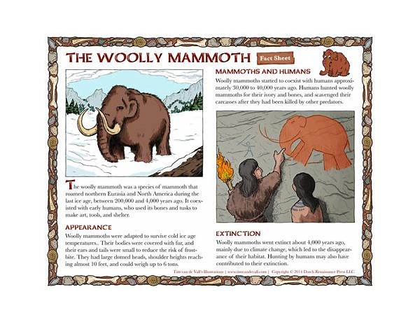 Mammoth food facts