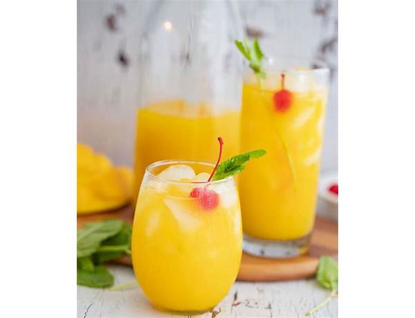 Mango juice drink ingredients