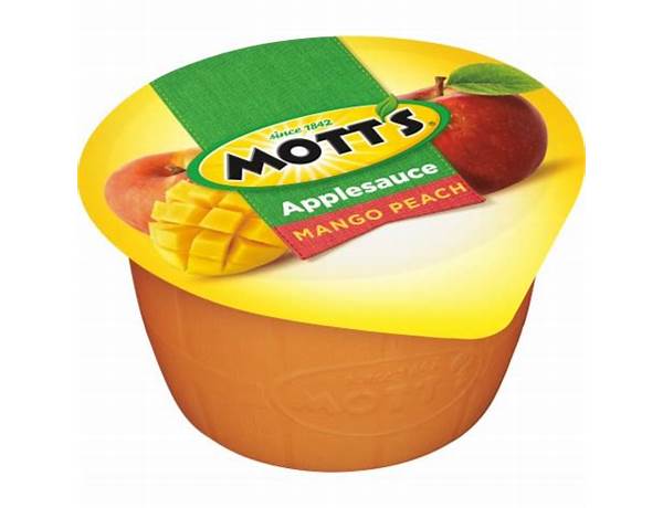 Mango peach applesauce oz cups ingredients
