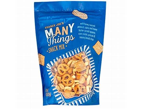 Many things snack mix food facts