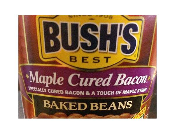 Maple cured bacon, baked beans nutrition facts