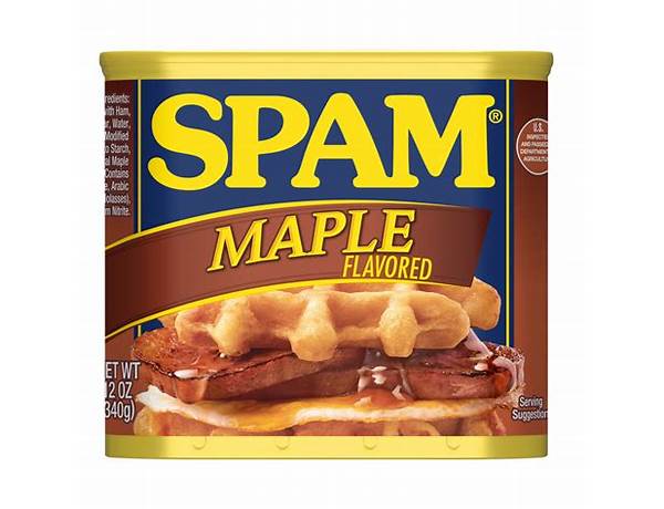 Maple flavored spam food facts