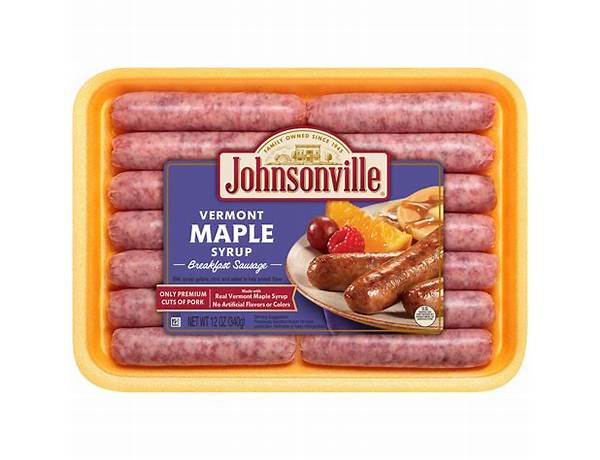 Maple syrup sausage links food facts