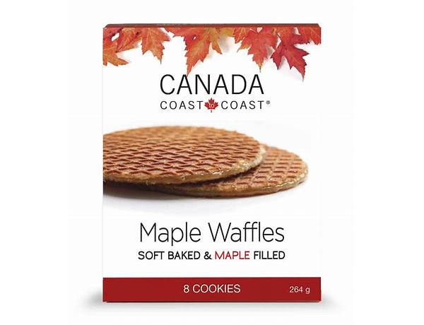 Maple waffle cookies food facts