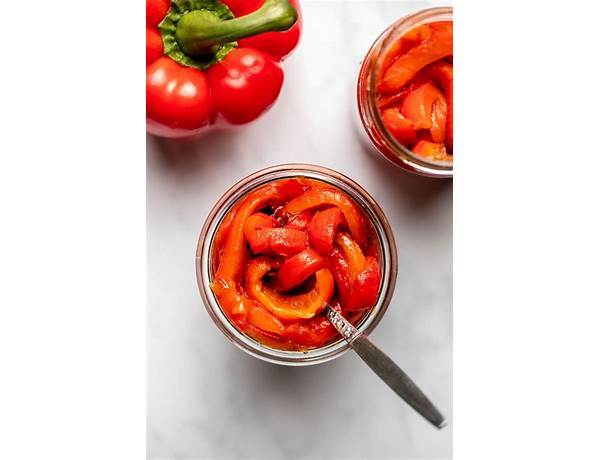 Marinated fire roasted red peppers ingredients