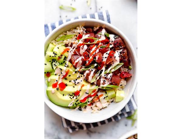 Market basket spicy tuna poke bowl ingredients