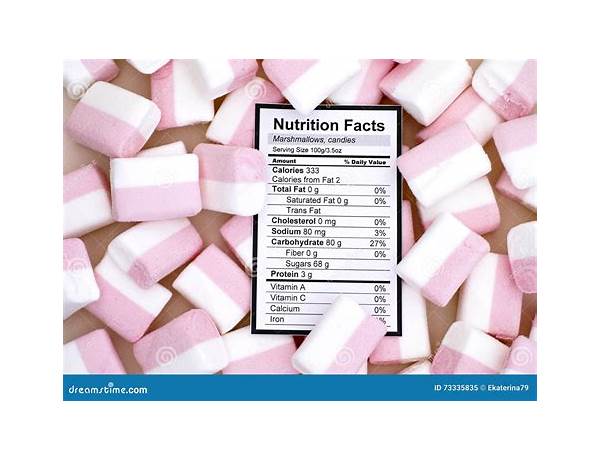 Marshmallow snack mix nutrition facts