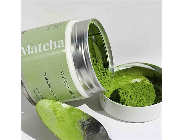 Matcha ceremonial grade packet ingredients