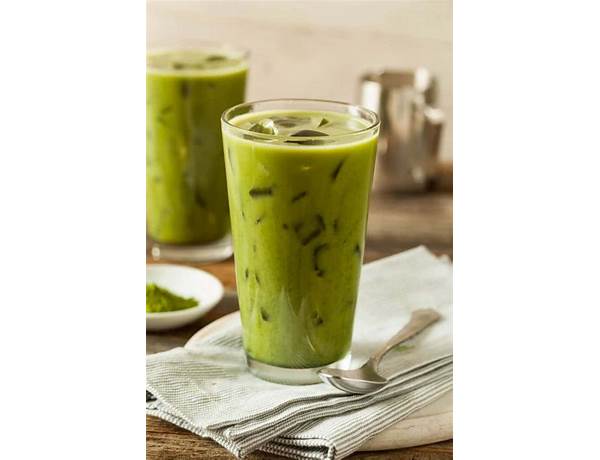 Matcha green tea latte food facts