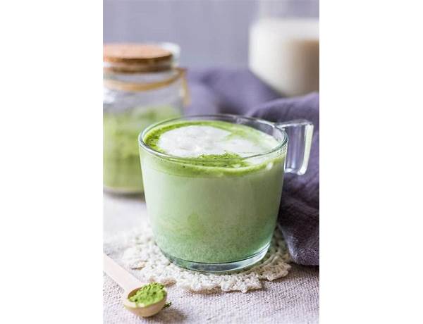 Matcha latte ingredients