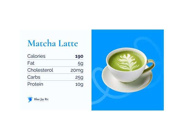 Matcha latte nutrition facts