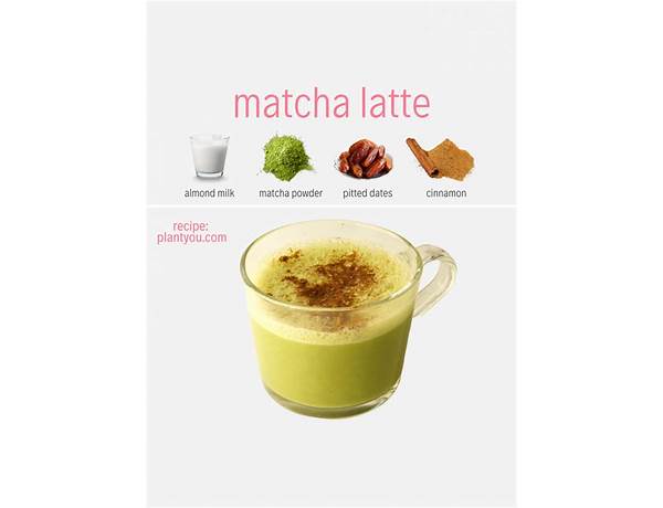 Matcha latte powder ingredients