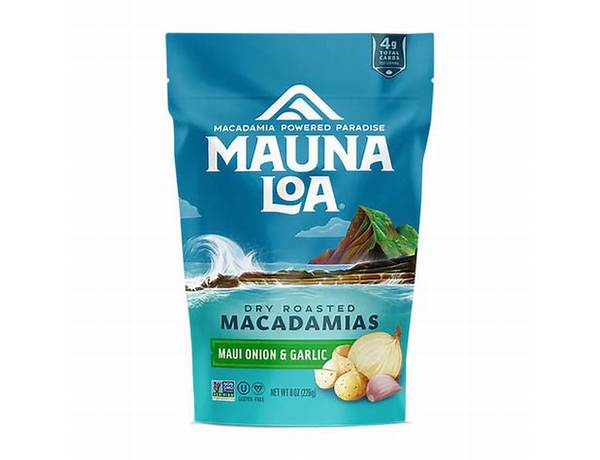 Maui onion macadamia nuts nutrition facts