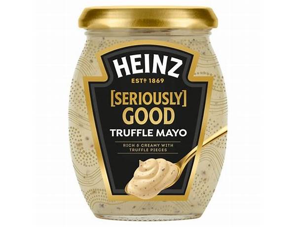 Mayonnaise heinz truffe ingredients
