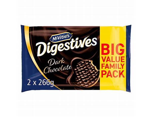 Mc vitie's digestive dark chocolate food facts