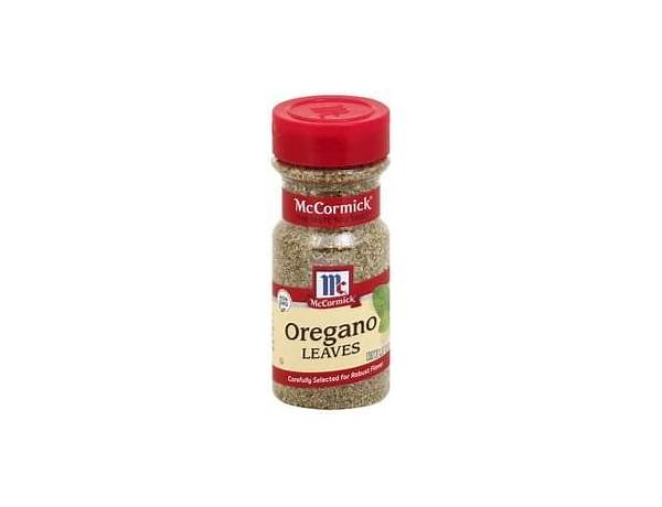 Mccormick oregano leaves food facts