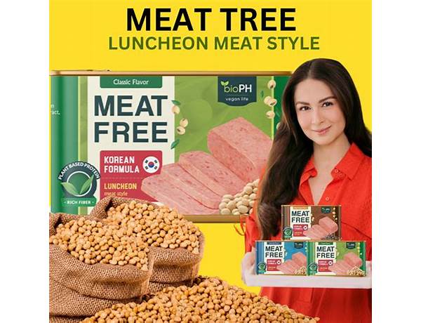 Meat free luncheon meat style food facts