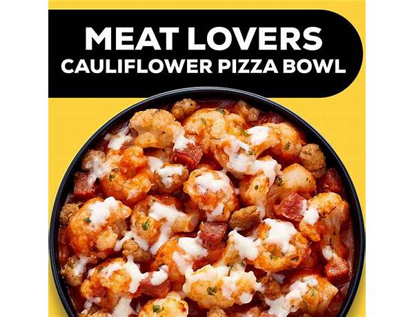 Meat lovers cauliflower pizza bowl ingredients