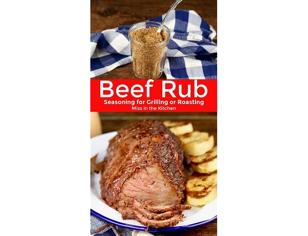 Meat rub food facts