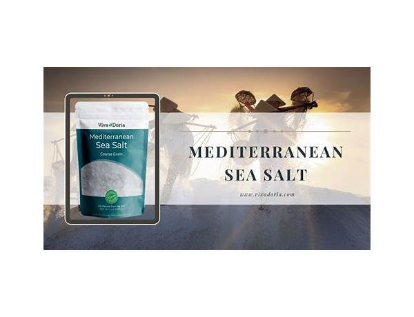Mediterranean sea salt food facts