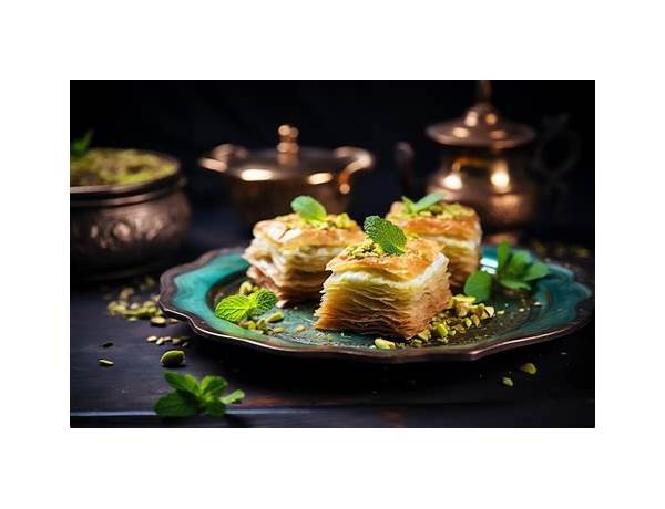 Mediterranean style baklava food facts