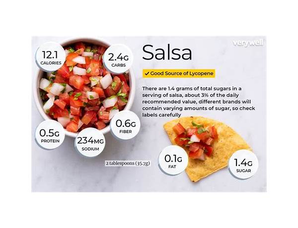 Medium salsa food facts
