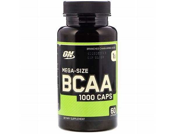 Mega bcaa food facts